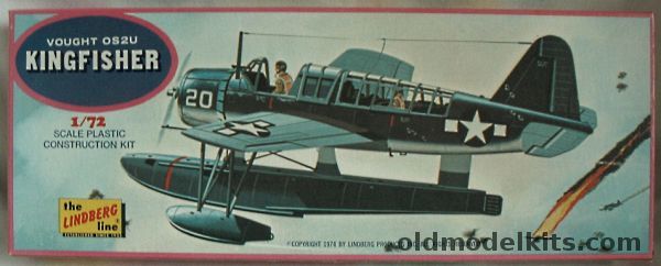 Lindberg 1/72 Vought OS2U Kingfisher - Wheels or Floats, 590 plastic model kit